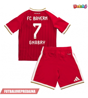 Lacne Dětský Futbalové dres Bayern Munich Serge Gnabry #7 2026-27 Krátky Rukáv - Domáci (+ trenírky)